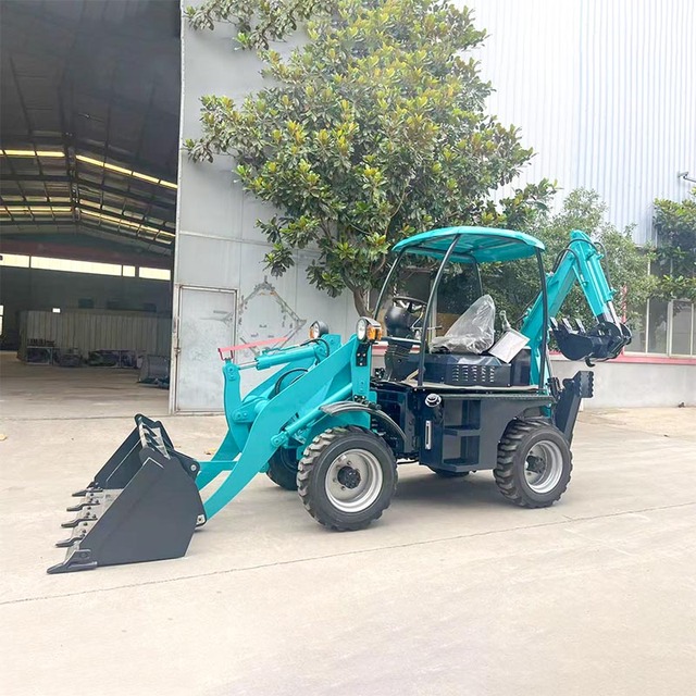 CNMC 3 Ton KOMATSU Engine Backhoe Loader Wheel Loader 0.15m Bucket Capacity High Efficiency for Small-Scale Operations