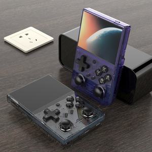R35 Plus <span class=keywords><strong>jeux</strong></span> de haute qualité lecteurs portables 3.5 pouces vidéo Linux jeu Portable Joystick lecteur Console de poche Double système - Product Image 1