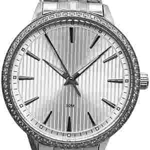 Elegantes Relojes de Pulsera de Acero Inoxidable con Esfera de Cristal Minimalista, Resistentes al Agua hasta 50 Bares, Cierre Oculto con Botón de Presión, Unisex - Product Image 2