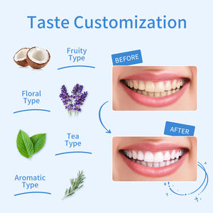 Bandes blanchissantes pour les dents sans alcool, soin buccal, bande sèche, menthe fraîche, blanchiment des dents à domicile, 7 traitements, logo privé - Product Image 5