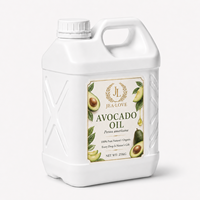 Huile d'avocat pure raffinée à 100 %, huile de support pour la peau, les cheveux, le massage, matière première cosmétique, OEM ODM, vente en gros