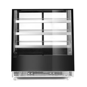 Vetrina Refrigerata Nera Arktic 650L con 3 Ripiani Inclinati 230V/490W 1200x833x1460mm Capacità 650L Espositore 3D - Product Image 1