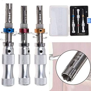 3. 7 دبابيس قفل قابل للتعديل اختيار أنبوبي قفل اختيار مجموعة الفولاذ المقاوم للصدأ البلاستيك التعبئة أداة مفتاح بيضاء أدوات الأقفال الكمال - Product Image 2