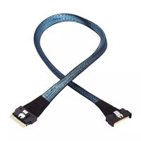 Câble électronique haute vitesse WSD MCIO 8i PCIe Gen5 85-Ohm, faisceau de câblage OEM personnalisé