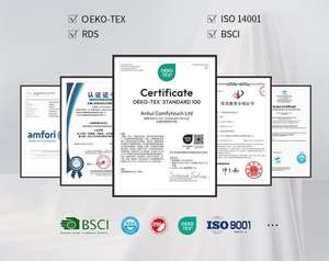 <span class=keywords><strong>Surmatelas</strong></span> en plumes <span class=keywords><strong>d</strong></span>'<span class=keywords><strong>oie</strong></span> bio extra épais, housse en coton respirant, écologique, antibactérien, 300 fils/cm² pour - Product Image 6