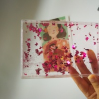 Cadre photo liquide en acrylique 4*6 écologique, transparent, 3D flottant, pour marque privée, fabrication OEM professionnelle 2026