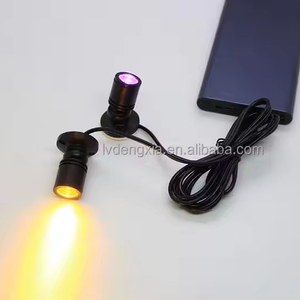 Petit projecteur USB mini projecteur LED pour vitrine de bijoux montage de <span class=keywords><strong>luminaire</strong></span> noir spots Art Shell armoire d'éclairage - Product Image 3