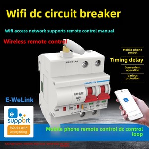 Wifi thông minh ngắt mạch MCB <span class=keywords><strong>DC</strong></span> 2P <span class=keywords><strong>micro</strong></span>-break chuyển đổi không khí nhựa ứng dụng di động điều khiển thiết bị Lithium mới Internet điều - Product Image 2