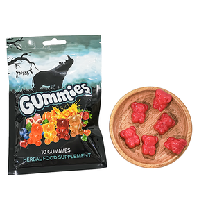 Complément alimentaire personnalisé en usine, marque privée, 10 sachets de gommes - Gommes de Maca noire - Product Image 3