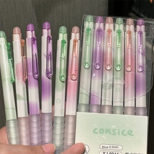 Baihang Press <strong>Erasable</strong> Gel <strong>Pen</strong> 0.5mm Plastic Crystal Blue/Pink/White Cartoon 0.5mm Writing Gel <strong>Pen</strong> - Product Image 2