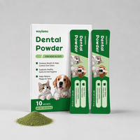 Poudre dentifrice Waylemo pour chiens – Élimination de la plaque dentaire, contrôle de la mauvaise haleine, probiotiques, papaïne, acide malique, bicarbonate de soude – Pour chats et chiens 30g