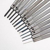 Jeu de tournevis professionnels pour montres, 13 pièces, avec 13 embouts de 0,6 à 2,0 mm, pour lunettes, horloger, bijoux, ordinateur, téléphone, petits outils
