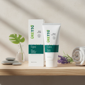 Lotion corporelle Uretto Organic Natural Lipo Hyaluronic Acid Centella 200ml, hydratation intense, soin réparateur anti-âge - Product Image 3