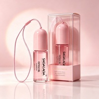 SAGALAGA 3ml Huile à cuticules parfum pêche, roll-on porte-clés, huile réparatrice pour ongles, OEM ODM, soin anti-accroc de la peau autour des ongles, vente en gros en vrac