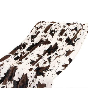 Couvertures douces personnalisées impression <span class=keywords><strong>vache</strong></span> 100% polyester corail flanelle jeter couverture pour canapé double face - Product Image 6