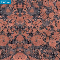 Vente en gros de carreaux de granit rouge flammé poli et aiguisé pour comptoir de cuisine, escalier, décoration intérieure moderne, salon