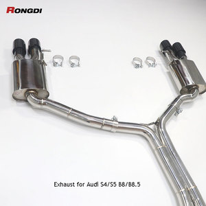 Điều chỉnh catback xả cho Audi S4 S5 b8.5 3.0T 2013-2019 với âm thanh tốt 304 thép không gỉ hiệu suất cao thoát - Product Image 2