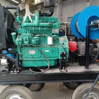 Dispositif de nettoyage de laveuse Tuyau de vidange et jet d'eau Pompe à jet d'eau haute pression Machine de nettoyage d'égout