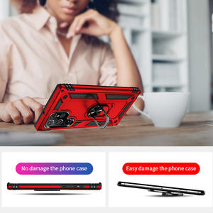 Custodia antiurto per armatura per Samsung Galaxy S22 S23 S21 S20 FE S8 S9 S10 Plus <span class=keywords><strong>Note</strong></span> 20 Ultra 8 9 <span class=keywords><strong>10</strong></span> <span class=keywords><strong>Lite</strong></span> 5G copertura paraurti ad anello in metallo - Product Image 5