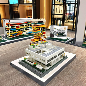 Villa Savoye, Modelo de Construcción de Plástico ABS de 1226 Piezas, Juguete Educativo DIY para Niños de 5 a 7 Años, Inspirado en París, Francia - Product Image 5