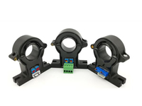 Sensor Arus Efek Hall Inti Terpisah Output DC4-20mA Rentang 400-2000A Suhu Operasi -40 hingga +85C Sensor Penjepit Arus