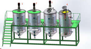 Máquina Automática de Refinación de Aceite de Almendras a Pequeña Escala, de Acero Inoxidable - Product Image 5