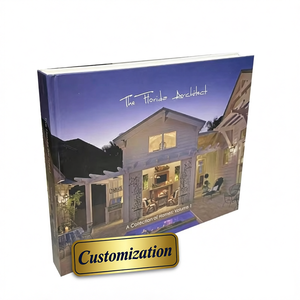 Brochure promotionnelle personnalisée en format horizontal, carte immobilière épaisse, couverture rigide, impression personnalisée, catalogue, logo personnalisé, taille personnalisable - Product Image 1