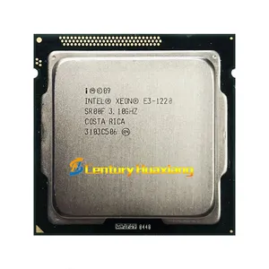 Intel Xeon E3-1220 3.1 GHz Four cores Four threads Processor 80W LGA 1155 cpu processor