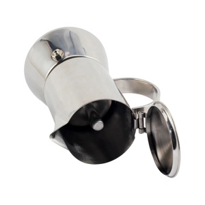 Cafetière italienne classique, 2/4/6/10 tasses, cafetière à expresso à poser sur le feu, en acier inoxydable, cafetière moka - Product Image 6