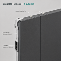 UDAII P1.5 Schermo LED per interni a passo ridotto 4200Hz, in alluminio pressofuso per sale conferenze e centri di comando, OEM, all'ingrosso