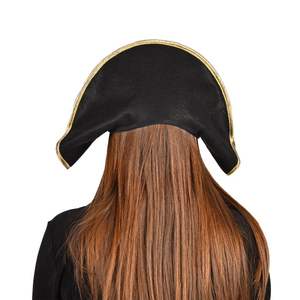 Halloween Cosplay <span class=keywords><strong>Pirate</strong></span> Costume Accessoires Adulte Feutre Tricorne Capitaine Morgan Jack Sparrow <span class=keywords><strong>Pirate</strong></span> Chapeau - Product Image 2