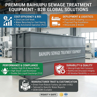Station d'épuration intégrée pour eaux usées industrielles, équipement de traitement des eaux usées pour les effluents des rejets miniers et de la transformation des minerais