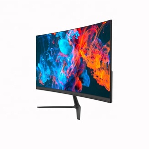 Pantalla LCD Curva de 32 Pulgadas en Oferta, Marco Blanco y Negro sin Bordes, con Aplicación de Escritorio, Venta al por Mayor de Fábrica, Pantalla LCD Cuadrada Grande - Product Image 2