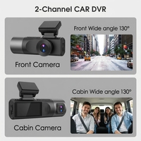 Caméra embarquée VIEVGUARB VS105E Vision nocturne 1080P 1440P Double objectif Cabine Taxi
