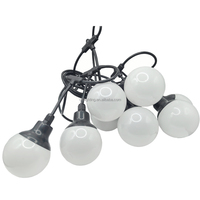 Guirlande lumineuse LED RGB intelligente 24V, ampoule point lumineux 80mm, étanche IP67, décoration de vacances, guirlande de boules 3D à pixels, pour extérieur et aménagement paysager