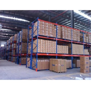 4 couches en métal entrepôt de stockage en acier en métal à longue portée rayonnage, slective supports - Product Image 2