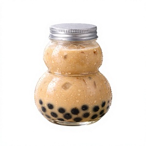 Wholesale 500ml PET Gourd-Shaped <b>Bottle</b> with Aluminum Screw Cap Custom Design for Milk Drinks Made in Vietnam - Product Image 1