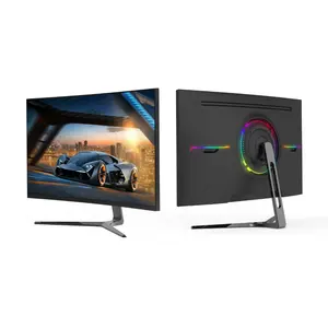 Curved Frameless 27 inch Colorful Decoration Light Computer 1ms Response Time pc Anti-Blue Light 2K Gaming Monitor