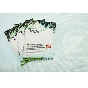 Masque en tissu hydratant et revitalisant instantané au biocellule de noix de coco fermentée, à l'eau minérale du Vietnam, unisexe, pour le visage - Product Image 5