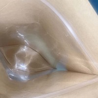 Sacs d'emballage pour collations en papier kraft imprimés sur mesure, sacs alimentaires à fermeture éclair auto-scellante avec fenêtre transparente