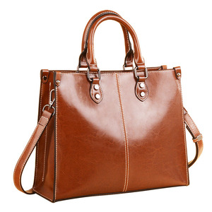 Sac fourre-tout de luxe grande capacité, sac à bandoulière en cuir tendance, sacs à main de luxe pour femmes, marques, imperméable, portable, Borse Donna - Product Image 1