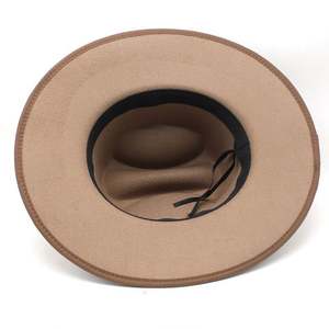 Sombreros Fedora Panamá de Ala Ancha para Mujer, de Fieltro, Ecológicos, Casuales, para Invierno, con Logotipo Personalizado, de Alta Calidad, OEM - Product Image 5