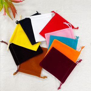 Sac de rangement pour bijoux en flanelle de couleur personnalisée, sac de rangement pour articles - Product Image 6