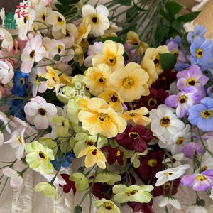 Hua Ding <b>Artificial</b> Butterfly <b>Flower</b> Mixed <b>Silk</b> Wedding Decoration Living Room Decor - Product Image 3