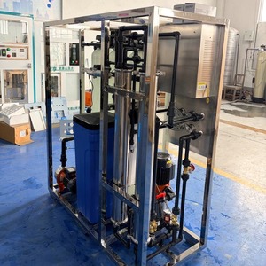 Système de filtration d'eau par osmose inverse commercial 500LPH en acier inoxydable certifié ISO CE pour hôtels et restaurants, auto-nettoyant, faible consommation d'eau usée, OEM - Product Image 5