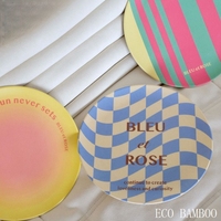 Ensemble d'assiettes à dîner en plastique recyclé RPET à imprimé léopard - Vaisselle écologique sans BPA, alternative à la mélamine pour restaurant et maison