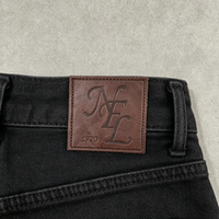 Écussons en cuir PU personnalisés avec logo, étiquettes écologiques thermosoudées pour vêtements, étiquettes pour jeans, accessoires de couture à coudre, vente en gros OEM