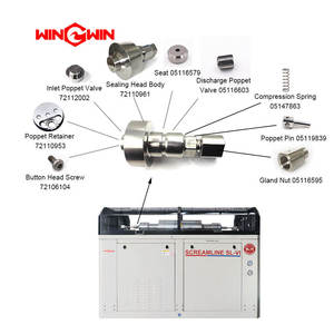 Waterjet HP xi lanh Nut 49838220 cắt bằng tia nước phụ tùng niêm phong lắp ráp đầu 72110979 HP xi lanh 72119536 phụ tùng - Product Image 1