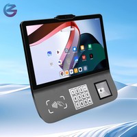 Tablette POS Android 14 Z101 avec NFC, imprimante thermique de reçus et support mural/de bureau pour comptoirs de restauration