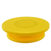Support tournant en plastique pour gâteau de 12 pouces, style simple, fabrication PP, pour la décoration de gâteaux à la maison, en cuisine et lors de fêtes de mariage